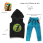 Preview: Patch / Aufnäher  - Garffiti Skull Boy - Grün